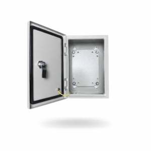 Box Type Galvanized Steel Enclosure Powder Coated Grey 300x200x150mm (HxWxD)