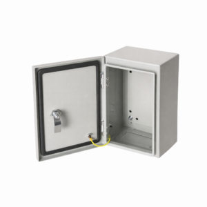 Box Type Carbon Steel Enclosure Powder Coated Grey 300x200x150(HxWxD)