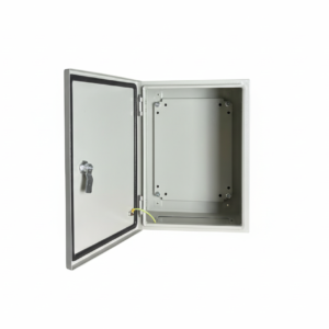 Box Type Carbon Steel Enclosure Powder Coated Grey 400x300x200(HxWxD)