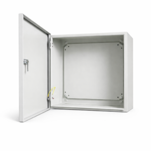 Box Type Carbon Steel Enclosure Powder Coated Grey 500x500x200(HxWxD)
