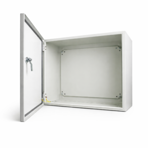 Box Type Carbon Steel Enclosure Powder Coated Grey 500x500x250(HxWxD)