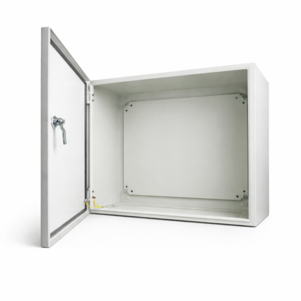 Box Type Carbon Steel Enclosure Powder Coated Grey 500x500x250(HxWxD)