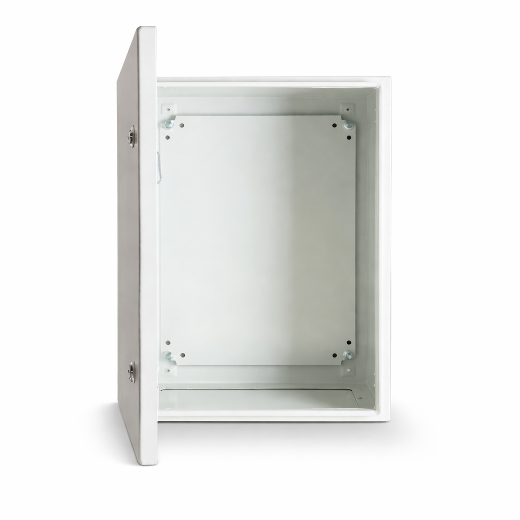 Biig-Energy-Enclosure-BT-CSPC604020-in.png Box Type Carbon Steel Enclosure Powder Coated Grey 600x400x200(HxWxD) - Image 1