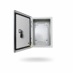 Box Type Galvanized Steel Enclosure Powder Coated Grey 300x200x150mm (HxWxD)