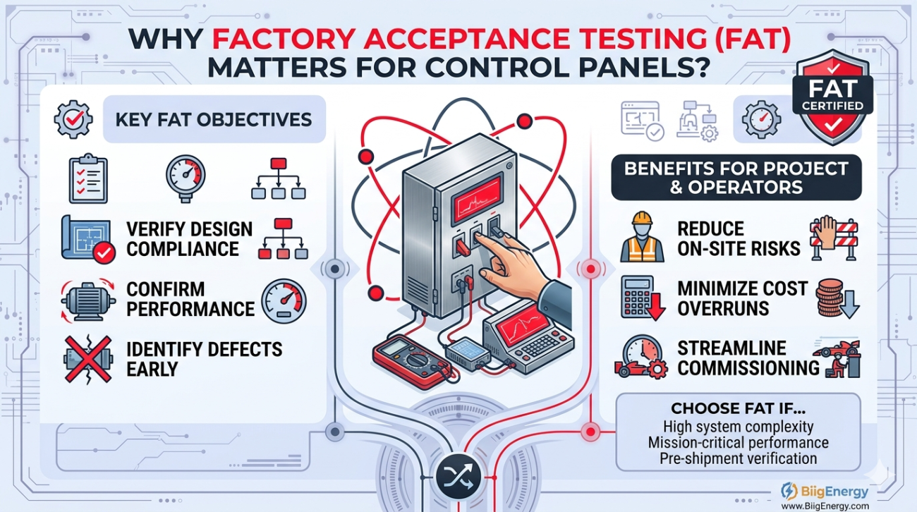 Why Factory Acceptance Testing (FAT) Matters for Control Panels?